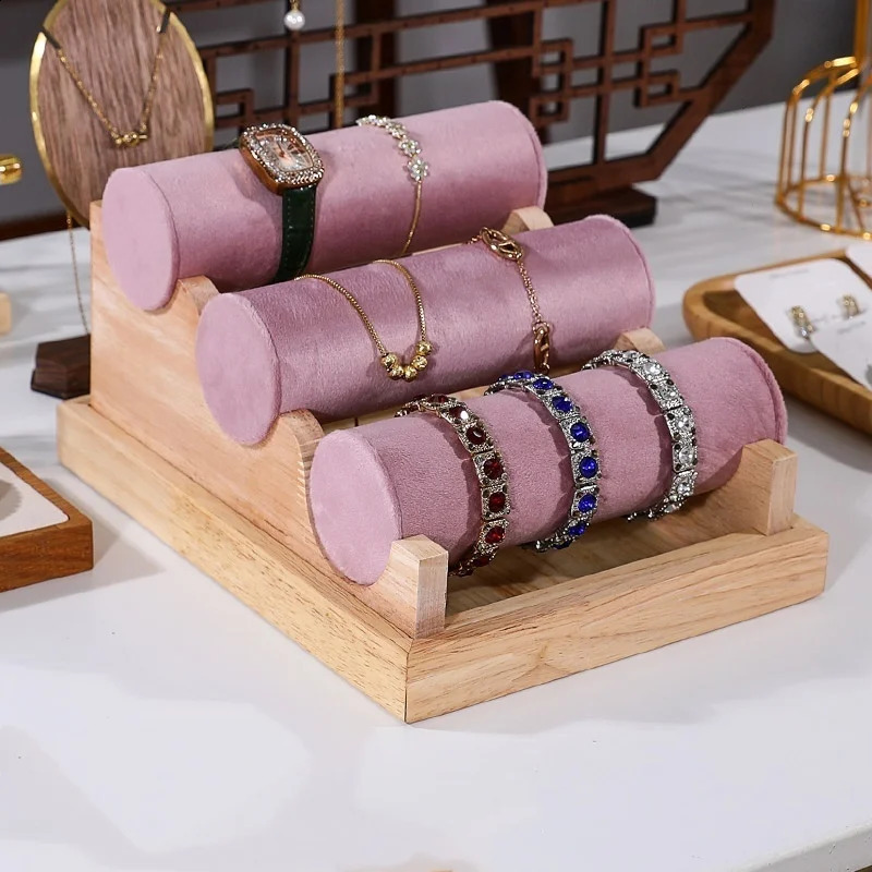 Bracelet Holder Rack Jewelry Display Bangle Organizer Jewelry Display Stand for Anklets Head Ties Watches Scrunchies Showcase 251016