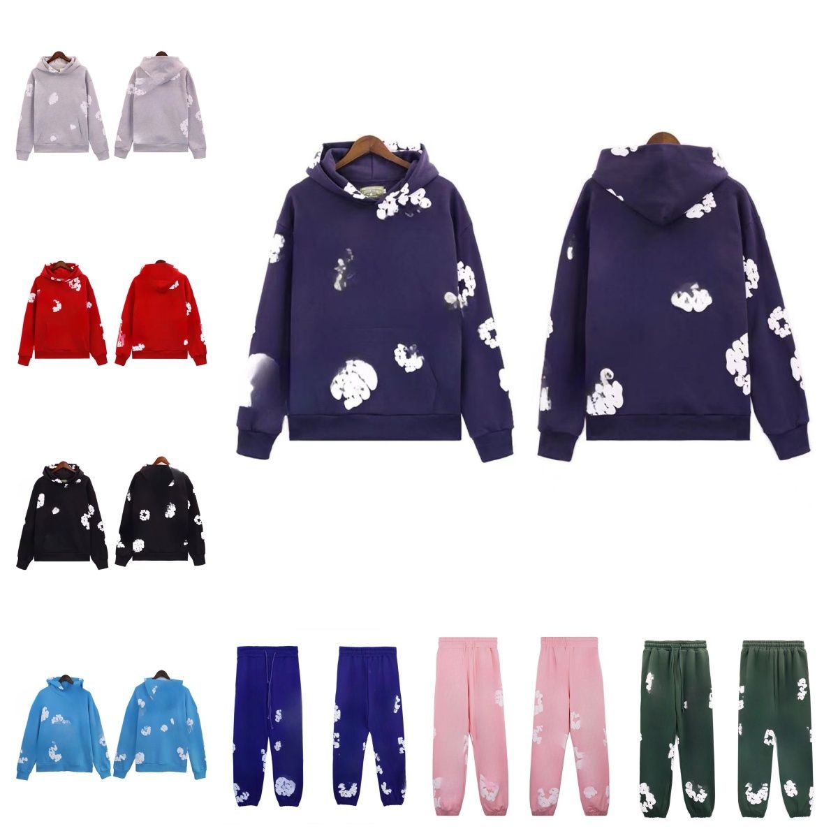 Hoodie Designer Mens Hoodies Sweatshirts Pullover long sleeve print flower print jogger jumper clothing women sweatpants Unisex Oversize Design Hoody Fashion