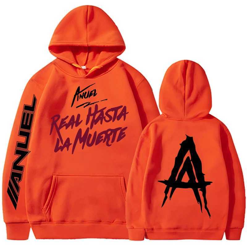 2025 Anuel Double Sided Printed Hoodie Men Women Personalized Graphics Sweatshirt Fleece Oversized Pullover Streetwear Unisex W251020