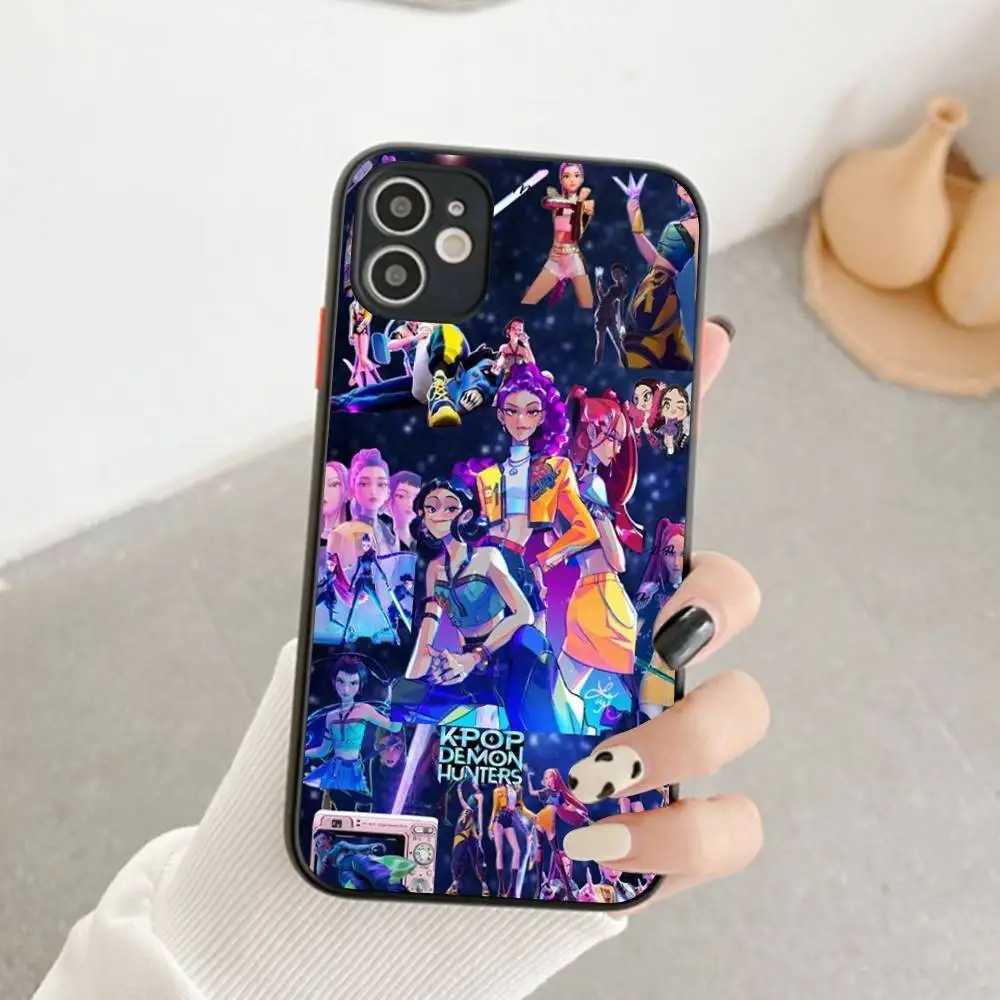 KPop DDemon HHunters Phone Case For iPhone 16 15 14 13 12 11 Pro Max Mini X XS XR SE 7 Plus Shockproof Dustproof Cover Fundas Z20251020