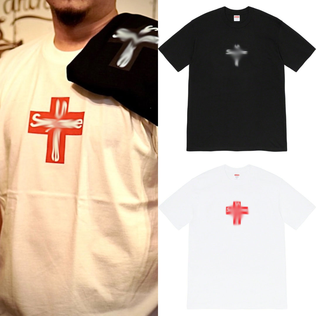 MINGJUESUPREME S-XXL 2025new clothes summer new multi-color printed high-quality pure cotton men's and women's T-shirts couple short sleeves SUP-002-01