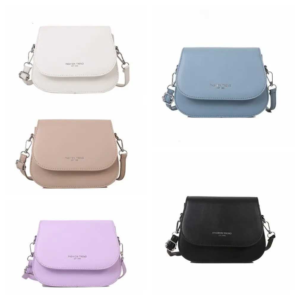 Multifunctional Women Crossbody Bag Solid Color PU Leather Square Shoulder Bag Phone Handbag Leisure Travel Bag LadiesGirlsT251020