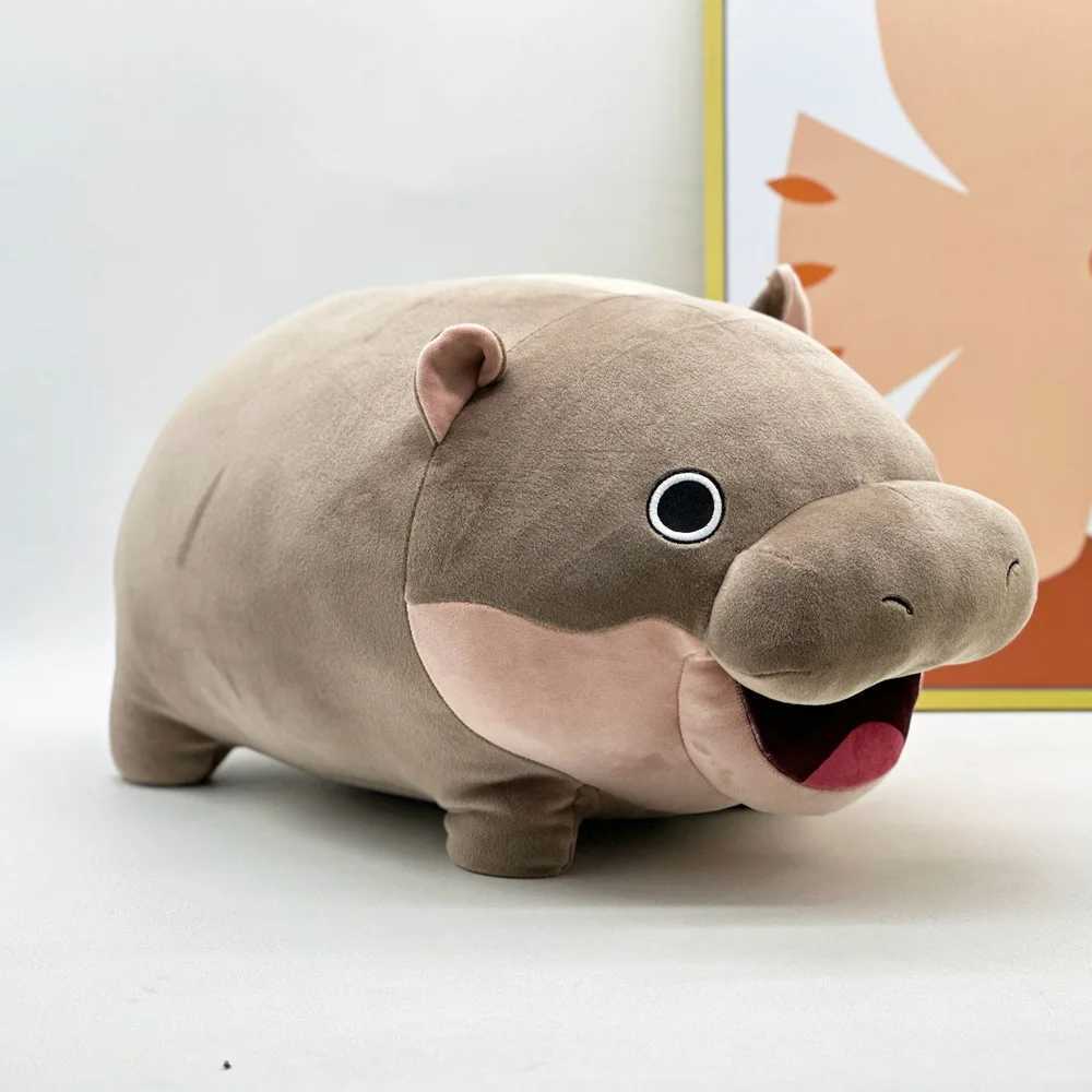 Moo Deng Plush Cute Cartoon Hippo Plushies Soft Stuffed Animal Hug Pillow Back Cushion Kids Toy Girl Boy Gift J251020