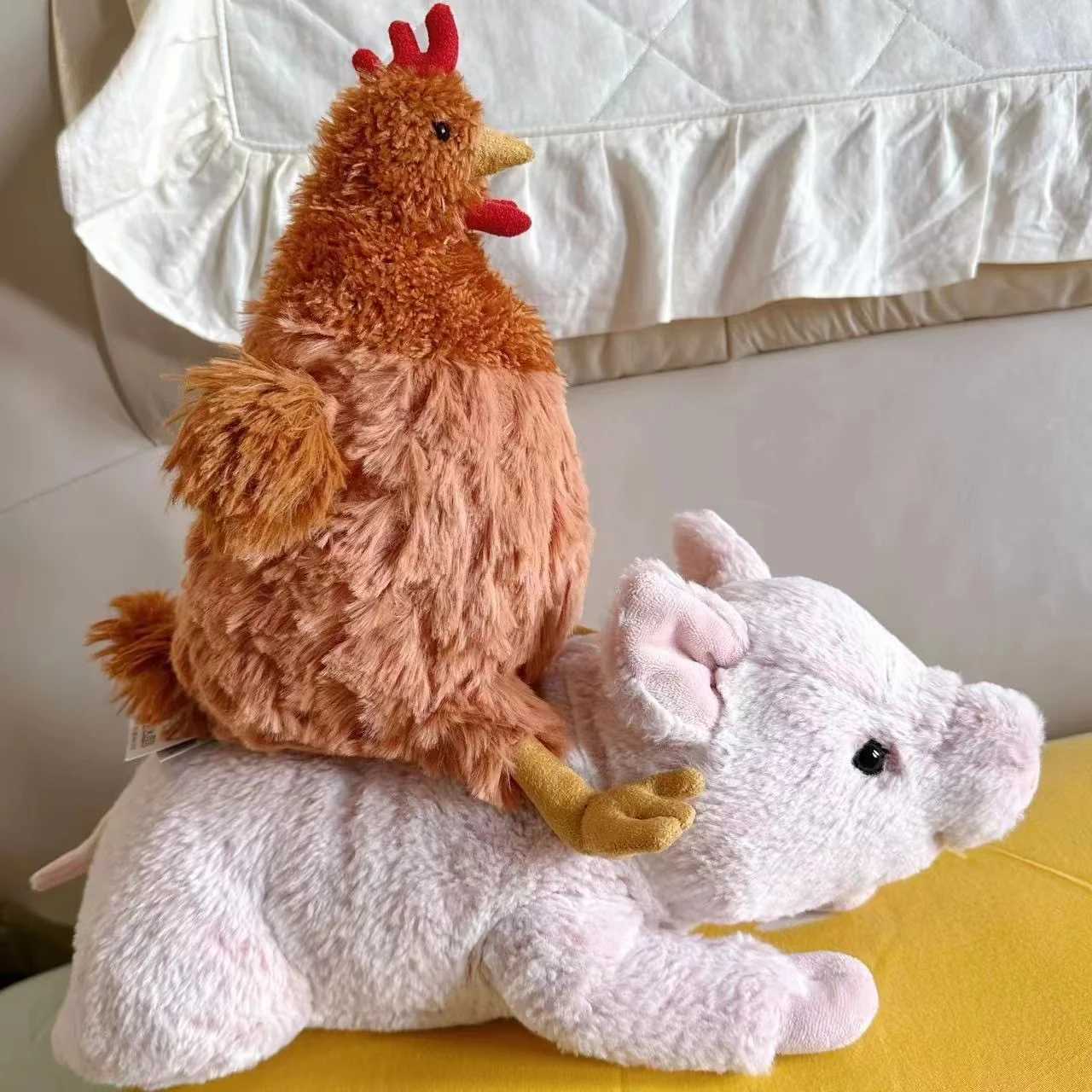 New Simulation Hen Plush Jeycat Rooster Doll Toy CeileChckn Creative Plush Childrens Gift J251020