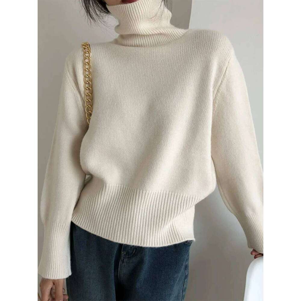 Retro Joker High Collar Cashmere Sweater For Women's Autumn And Winter New Product Great-Looking Bottoming Shirt Knit Top 251020 251020