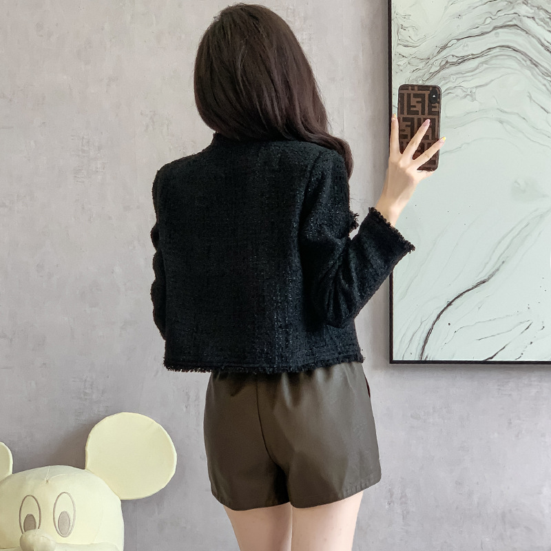 Women's Jackets 2025 French Luxury Small Fragrance Tweed Jacket Women Fashion Casual Short Coat Korean Elegant Outerwear High Quality X21