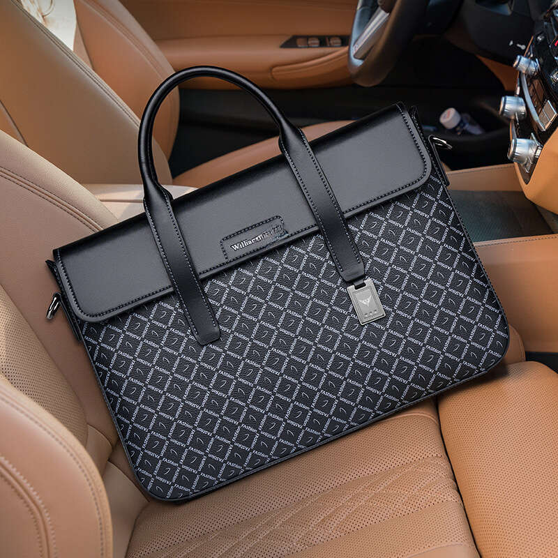 Luxury bag Briefcase Business Travel Commuter Handbag Men s Single Shoulder Crossbody Large Capacity Laptop Bag