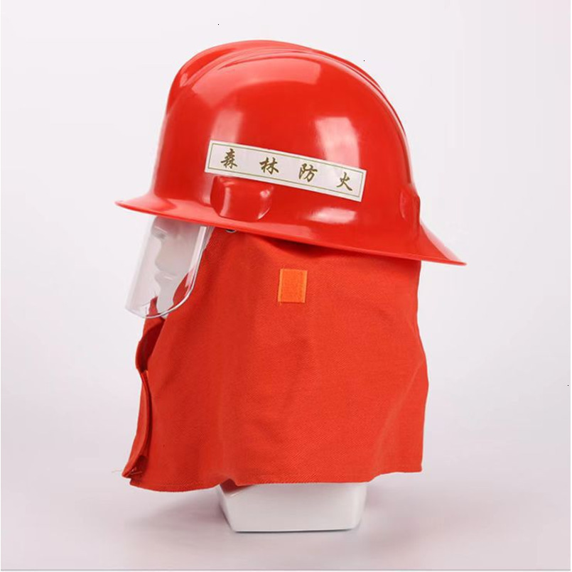 Fire with Extended Shawl ABS Head Protection Safety for Firefighters Forest Firefighting Helmet
