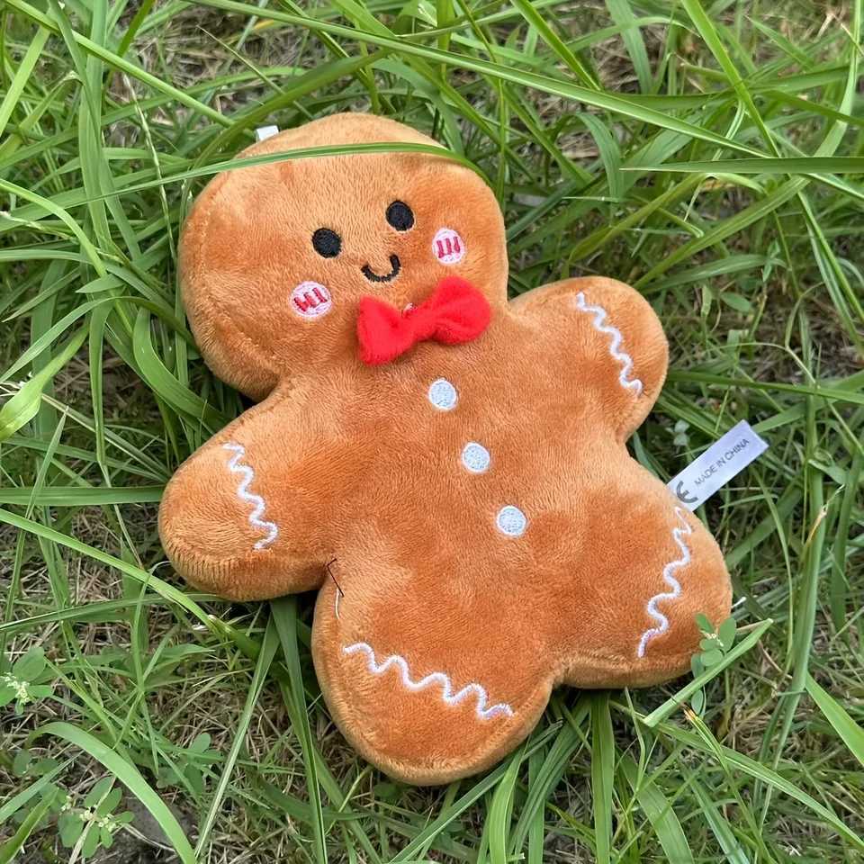 17cm Cute Christmas Gingerbread Man Plush Toy Chocolate Cookie Doll Christmas Tree Decor Xmas Pendant Christmas Gifts For Kids J251020