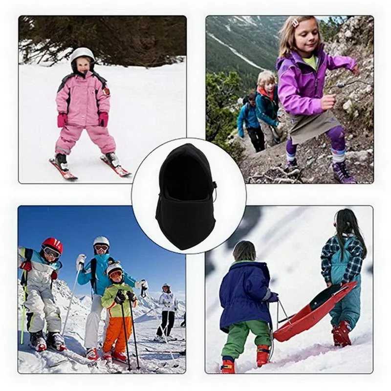 New Fashion Warm Cap Winter Men Women Hats Waterproof Thermal Fleece Balaclava Hat Hooded Neck Warmer Hiking Scarves Hats D251020