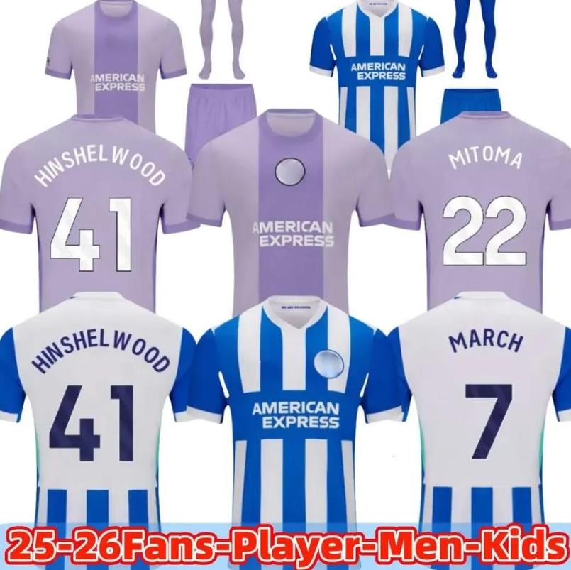 25 26 MITOMA BrightonS jerseys 2025 WELLBECK GROSS Seagull BHAFC football shirt MARCH ENCISO PROPPER Men Kids Kit BRIGHTON fc Limited Edition and hove Alb ion 3XL