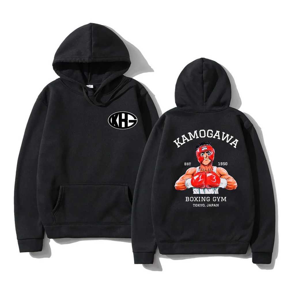 Anime Hajime No Ippo Kamogawa Boxing Gym Hoodies Women Winter Men Hoodie SpringAutumn Sweatshirt Hip Hop Harajuku Sudaderas W251020