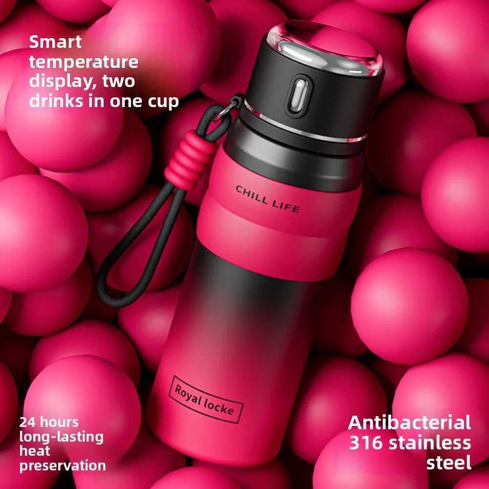 Dopamine all steel insated cup 316 stainless steel high aesthetic water cup intelligent temperature display cup Y251020