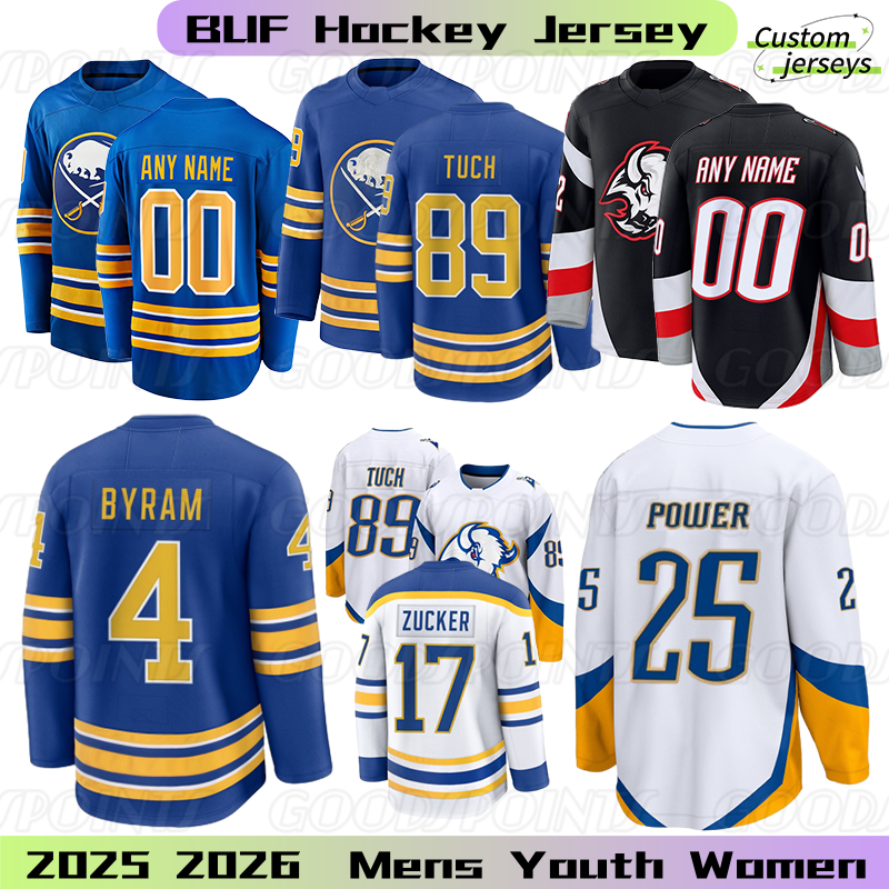 Buffalocity Sabres Jersey Tage Thompson Rasmus Dahlin jersey Luukkonen Alex Tuch Doan Byram Cozens Dominik Hasek Samuelsson Norris LaFontaine 2025 Hockey Jerseys