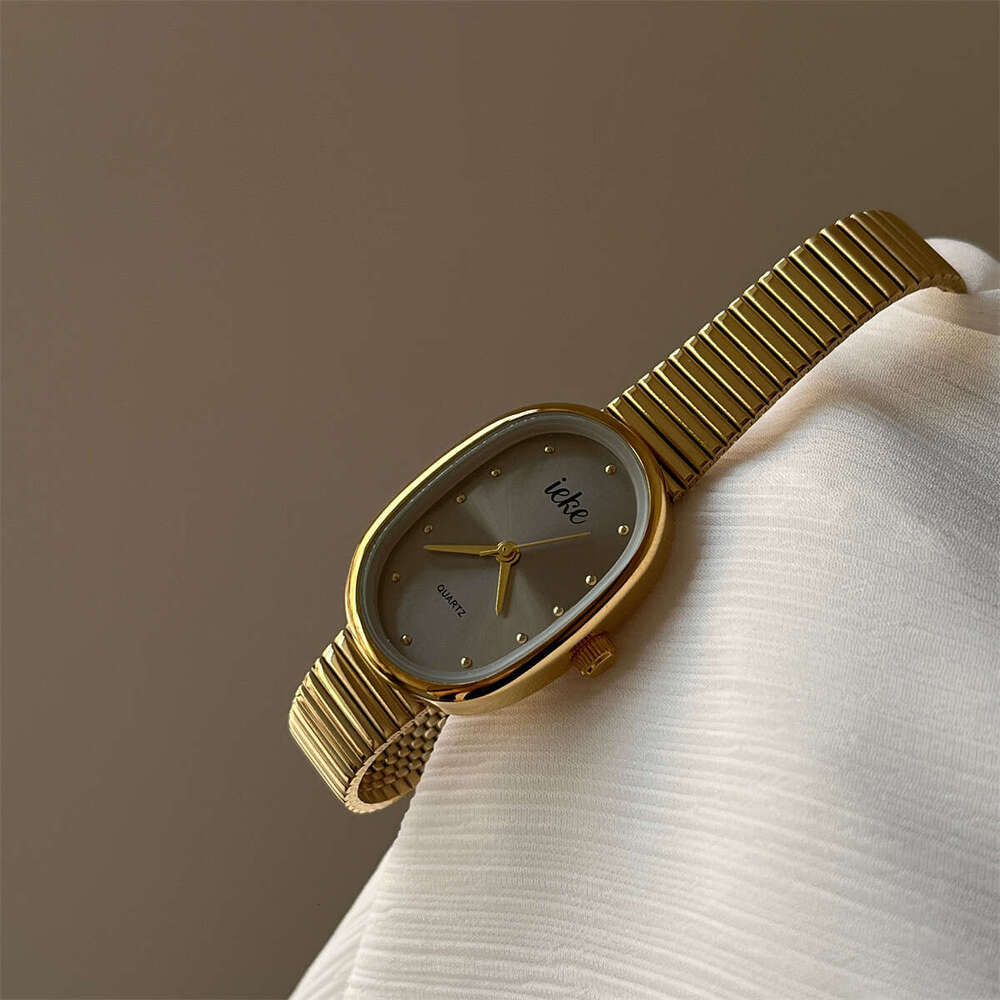 Designer gold Bracelet Watch Design for Women Student Junior Senior Niche High-end Elegant Wristwatch Live Streaming - view 6
