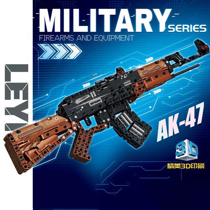 Kar98K Building Block Model Can Shoot Heavy Sniper Rifle Assemble Bricks WW2 Weapons Series Childrens Educational ToysXJ251020