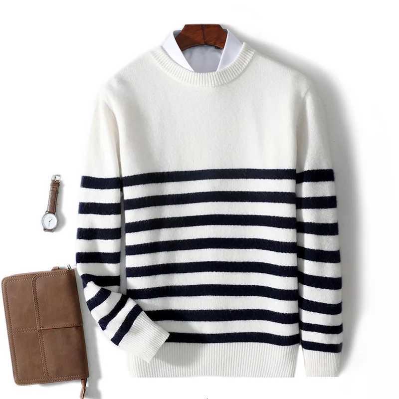 DjzDsm Autumn And Winter Mens Roundneck Sweaters 00 Merino Wool Pullovers Casual Knitted Shirts Soft And Warm Mens Tops W251020