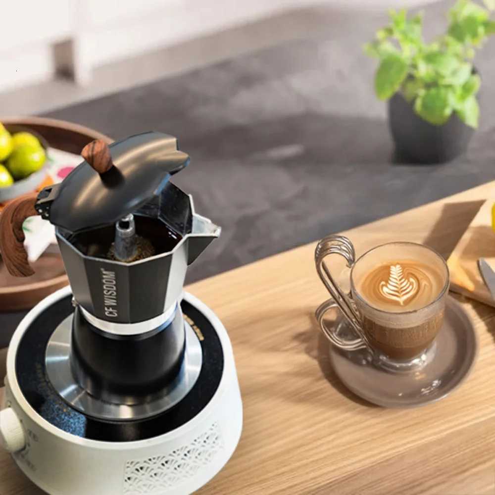 Moka Pot resso Maker Percolator Coffee Pot Moka Pot Gift for Holiday Thanksgiving Halloween Christmas Y251020