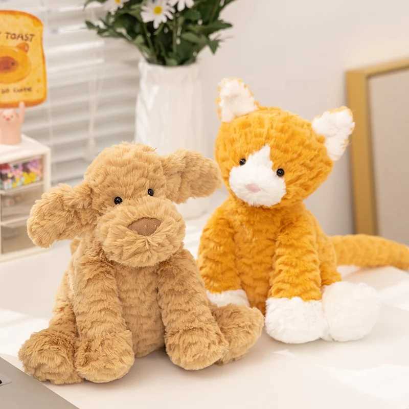 Wave Series Plush Fox Dog Doll Sheep Elephant Cat Toy Pillow Cushion Soft Gift For Children J251020
