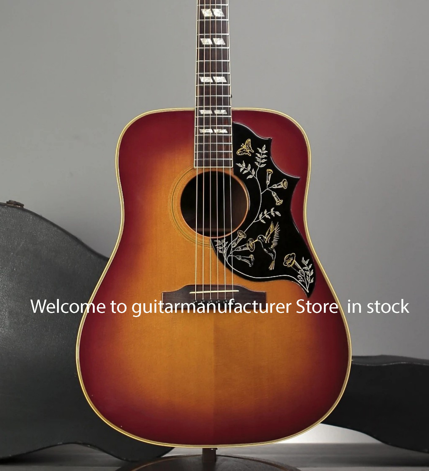 hot Custom Shop 1984 90th Anniversary ReissueHummingbird acoustic guitar