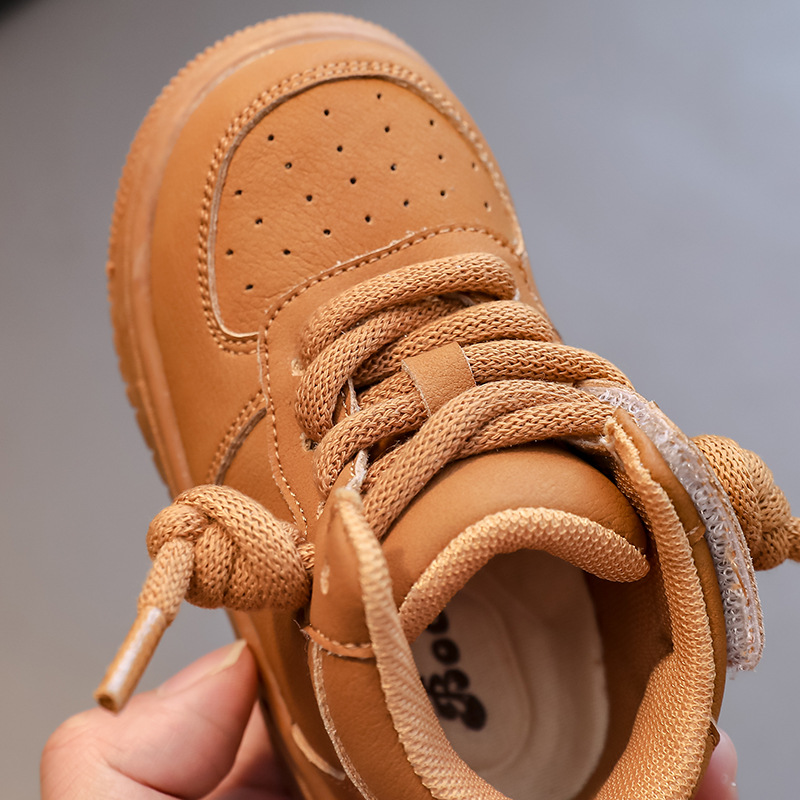 Infant Baby Sneakers Fashion Design Little Toddler Kids Shoes Child Board Kidszworld Sports Trainers Size US0.5C-8C K1143