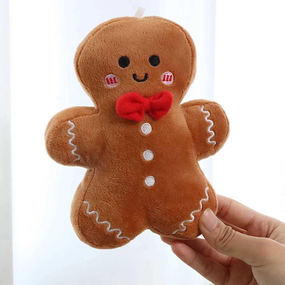17cm Cute Christmas Gingerbread Man Plush Toy Chocolate Cookie Doll Christmas Tree Decor Xmas Pendant Christmas Gifts For Kids J251020