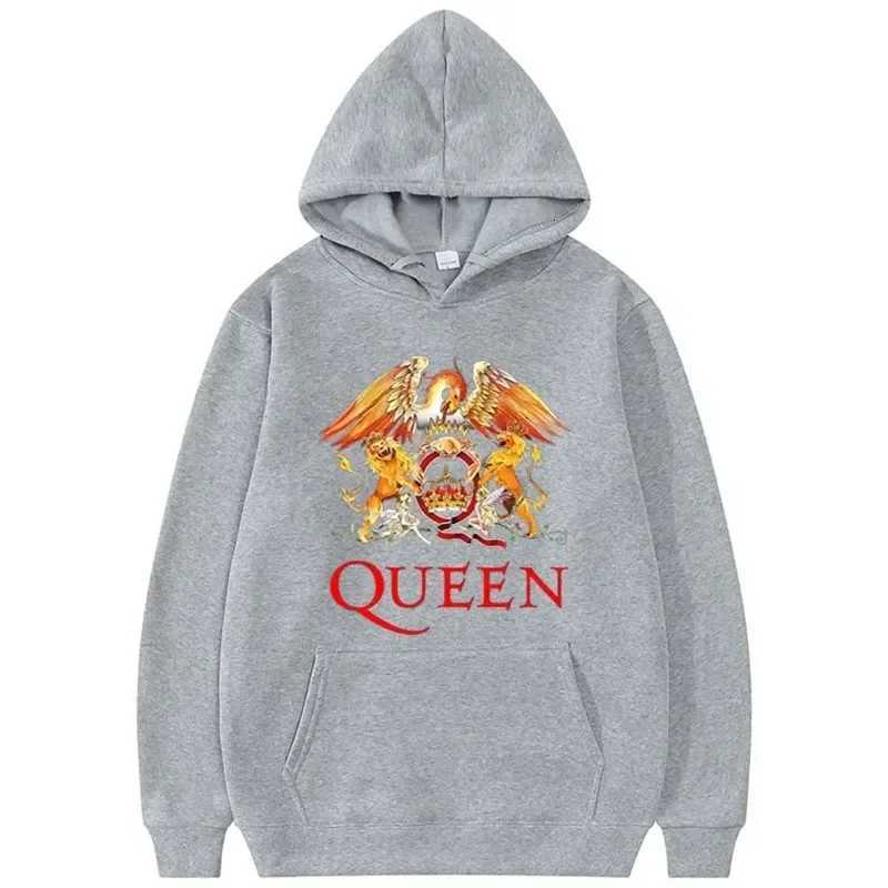 Mens fashion hoodies with Queen Rock Band prints and hiphop style mens hoodies W251020