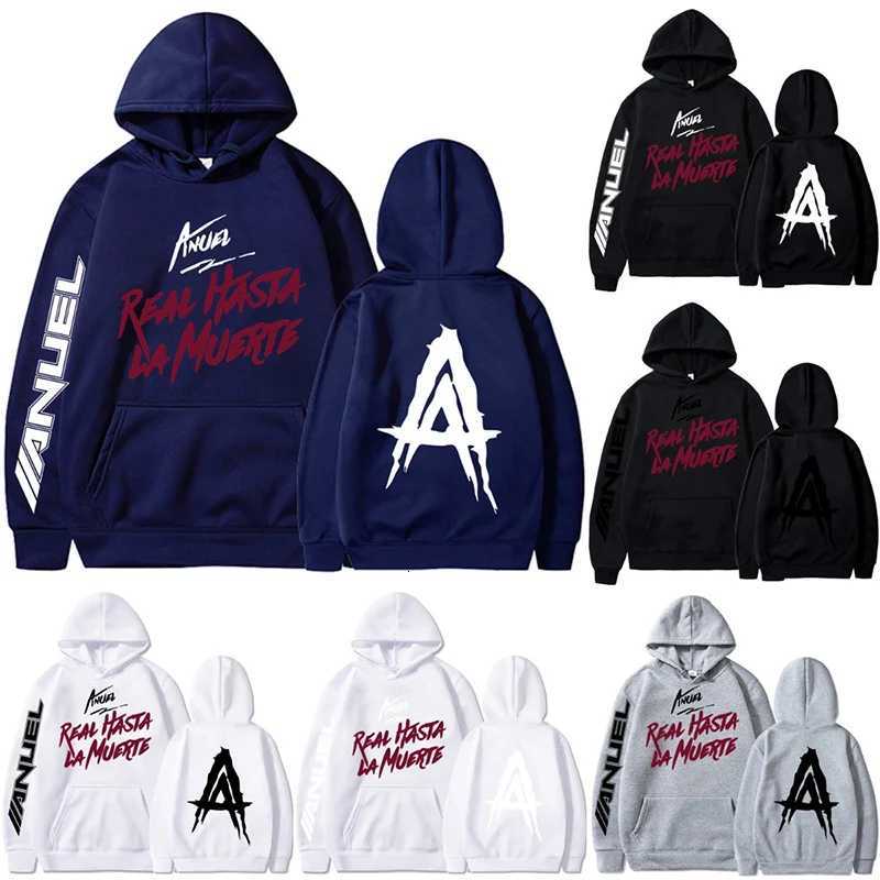 2025 Anuel Double Sided Printed Hoodie Men Women Personalized Graphics Sweatshirt Fleece Oversized Pullover Streetwear Unisex W251020
