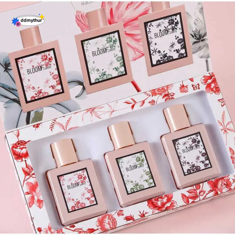 Eau De Toilette Perfume Set for Women, Floral Scent, Long-Lasting Fragrance, Blooming Water of Flowers, Valentine's Day Gift ddmythur