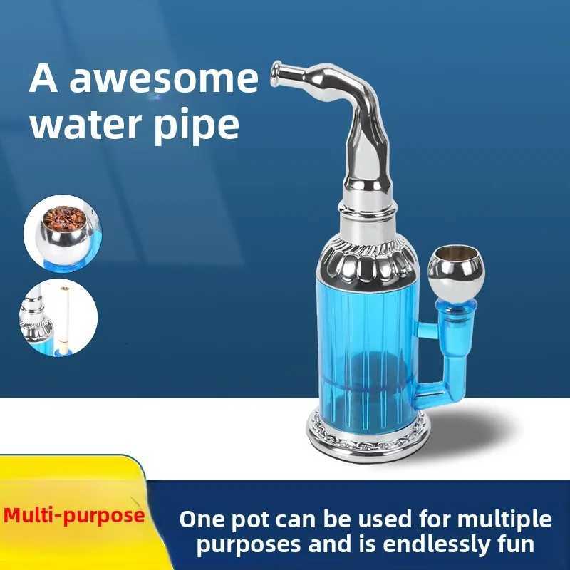 Jindian tobacco coarse tobacco fine tobacco three water bottle hookah water pipe water pipe tobacco pot filter mouthpiece Y251020
