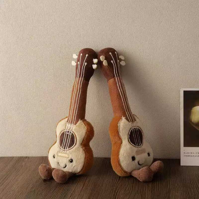 2530cm Latest Eggplant Chicken Guitar Doll Plush Toy Handmade Doll Cartoon Anime Cute Pillow Childrens Birthday Gift Doll J251020