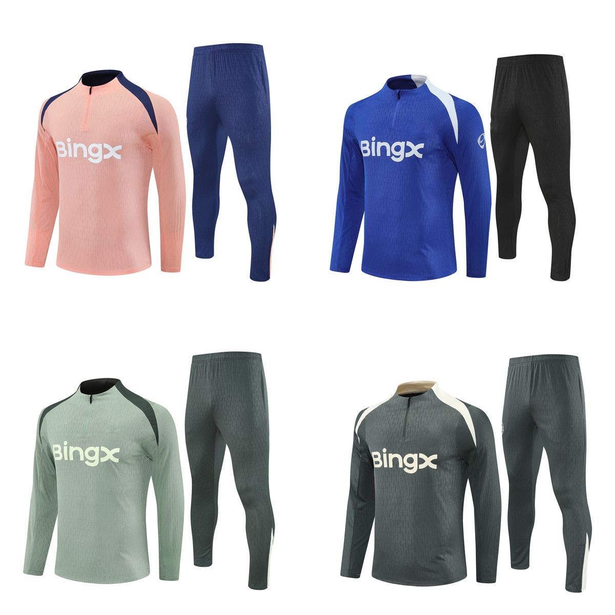 25 26 football tracksuits soccer training suit train tuta jacket kit men and kids survetement 111