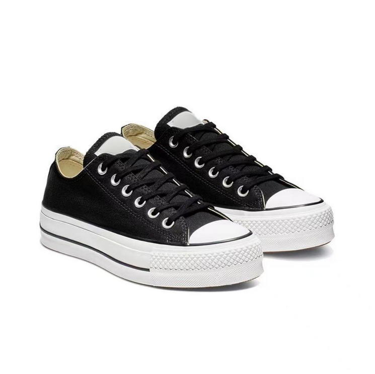 Free Shipping Casual Shoes for Women Sports Shoes Comfortable Breathable Ladies Outdoor Shoes Lace Black Sneaker