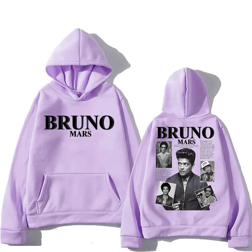 Bruno Mars Hooded Streetwear Women Goth Y2k Clothes Fleece Sweatshirt for AutumnWinter Hip Hop Clothing Sudaderas Retro Hoody W251020