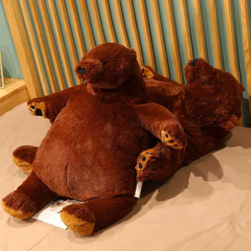 40cm Simulation Brown Bear Plush Toys Giant Plush Teddy Bear Toy Stuffed Animals Soft Pillow Cushion Girl Kids Birthday Gifts J251020