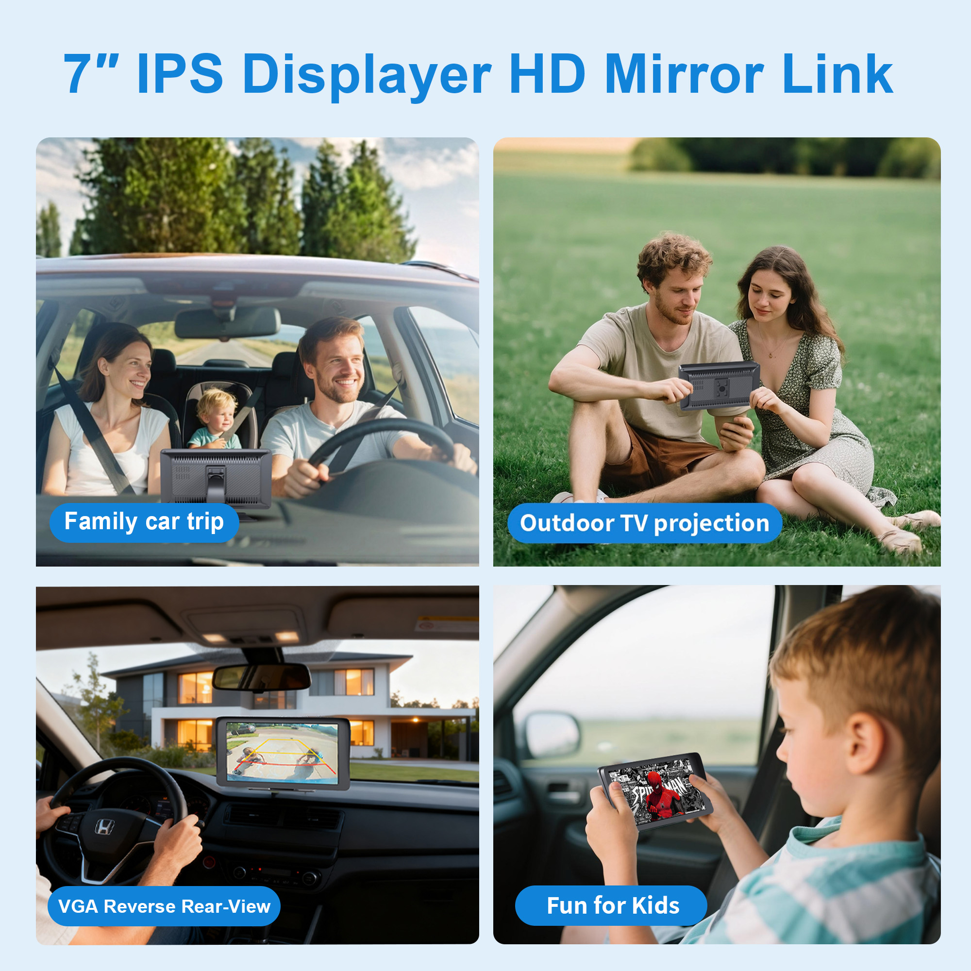 HD Portable GPS Navigation for Vehicles - Easy-to-Carry Route Planner H101VR