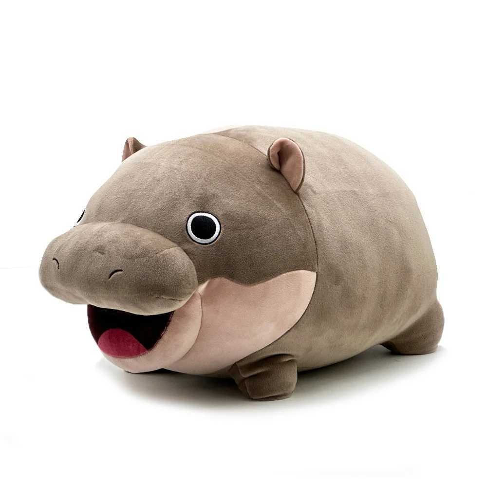 Moo Deng Plush Cute Cartoon Hippo Plushies Soft Stuffed Animal Hug Pillow Back Cushion Kids Toy Girl Boy Gift J251020