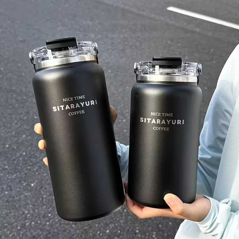 12L15L Large Capacity Stainless Steel Insated Water Bottle with Wide Handle Portable Outdoor Large KettleHiking Bottle Y251020