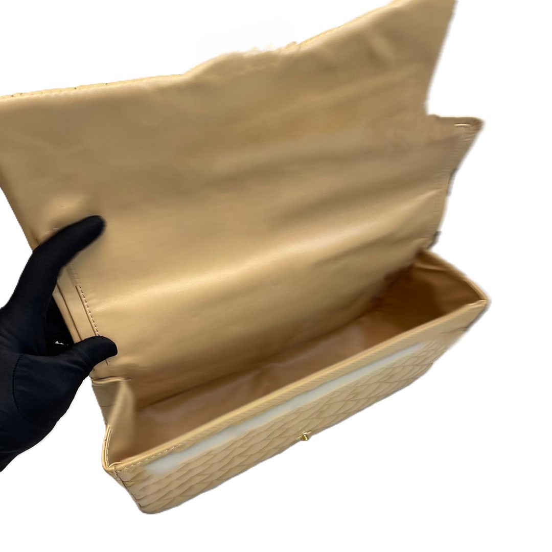 2025 New Designer Fashion Top Custom Luxury Bag Handbag High Quality Leather Cowhide High end Luxury Neutral Shoulder Bag Men's and Women's Underarm Bag Kenar 8A