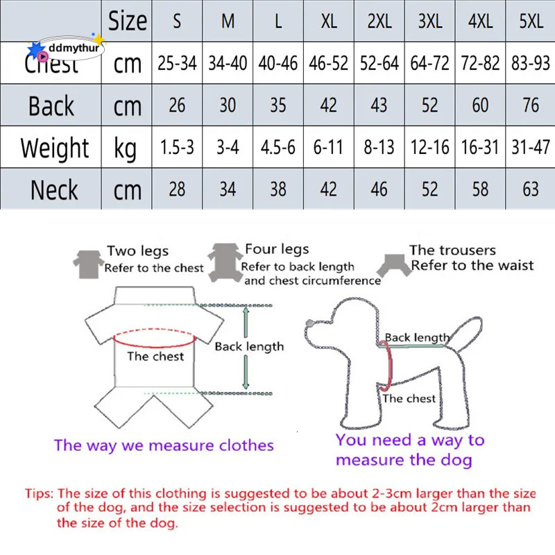 Waterproof Dog Raincoat with Adjustable Hood Tail Drawstring - Outdoor Rain Jacket for Small, Medium, and Large Dogs ddmythur