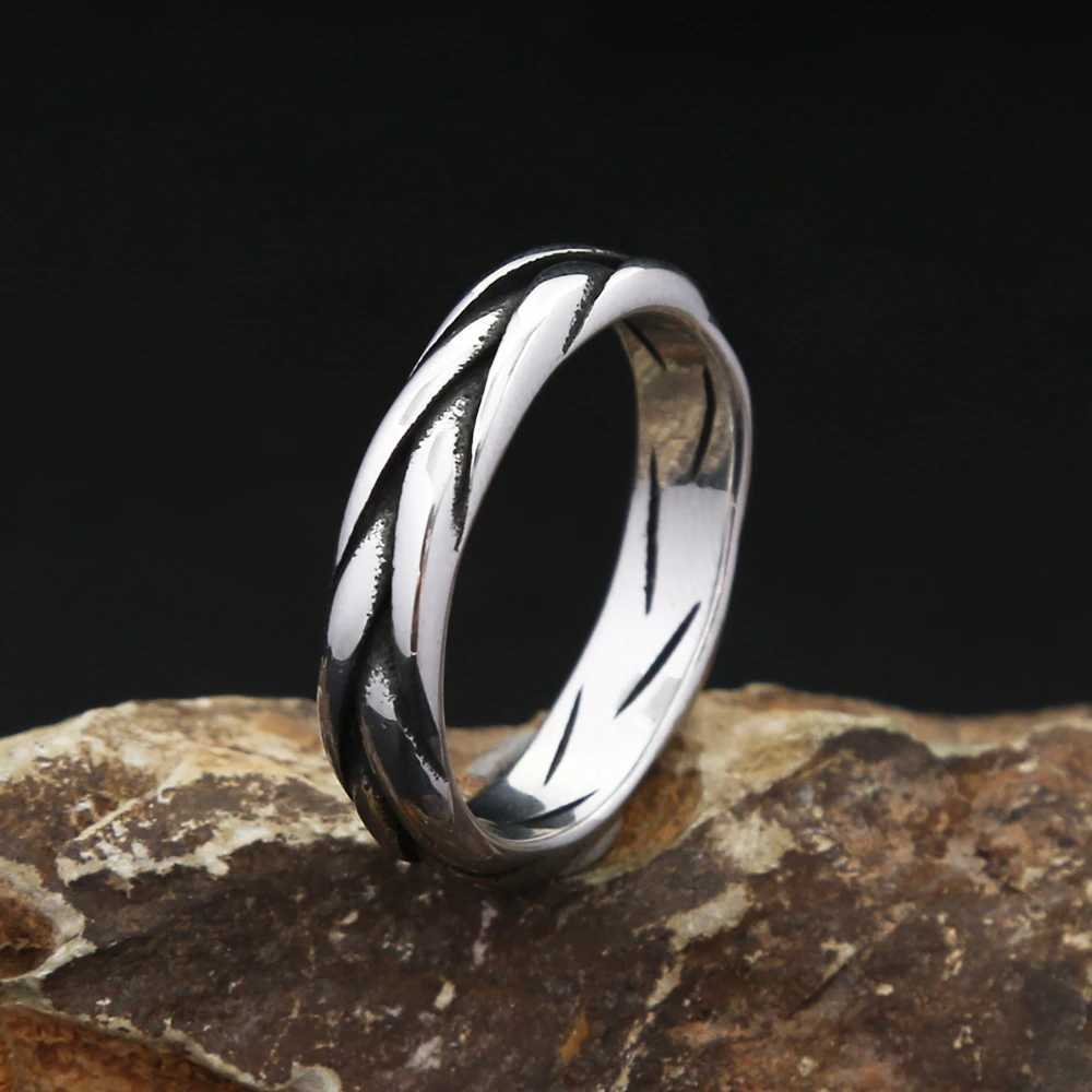 Punk Hip Hop 316L Stainless Steel Fashion Simple Rings For Men Women Nordic Viking Celtics Knots Ring Charm Party Jewelry Gifts J251020