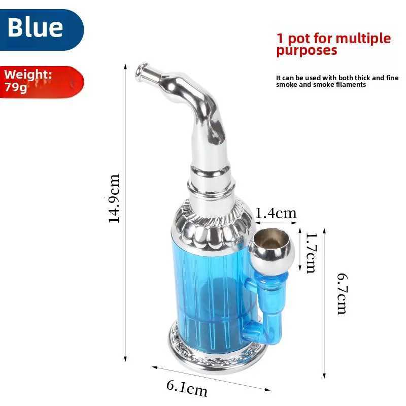 Jindian tobacco coarse tobacco fine tobacco three water bottle hookah water pipe water pipe tobacco pot filter mouthpiece Y251020
