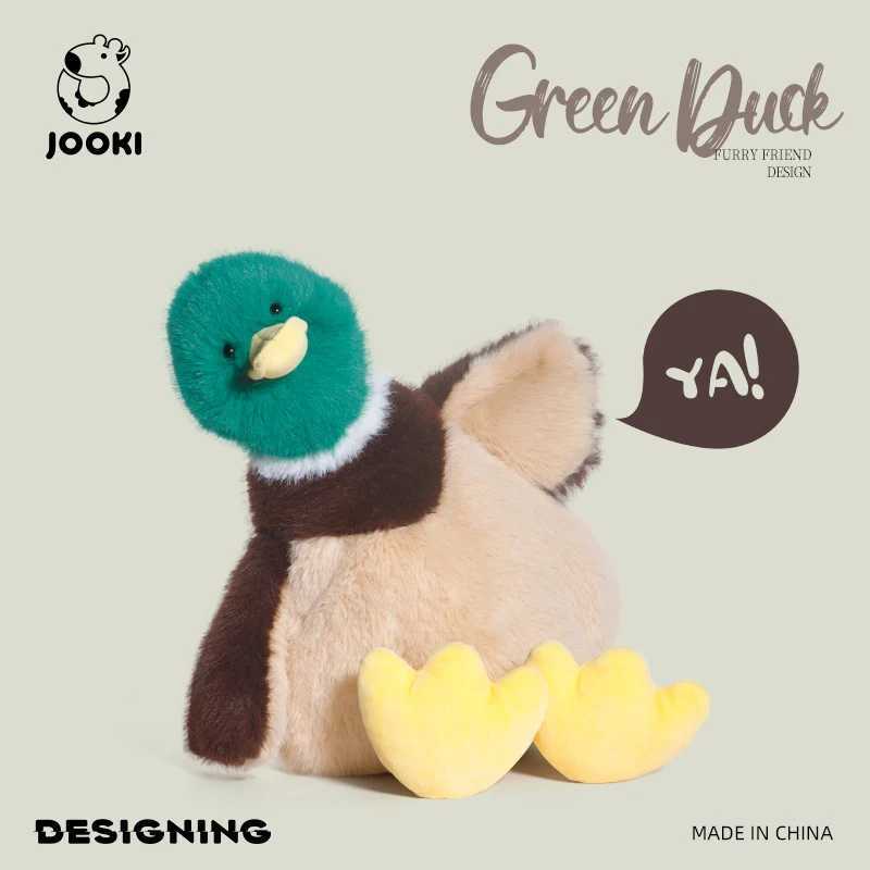 Cute Mallard Duck Stuffed Animal Plush Toy Squishy Soft Stuffed Green Duck Plushie Pillow Doll Toys Gift for Kids J251020