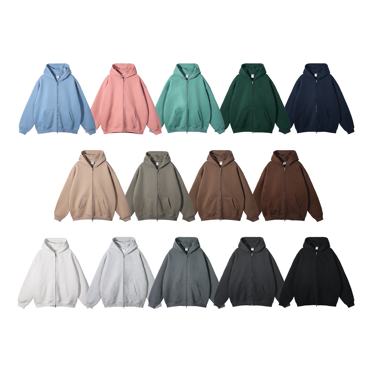ARTIE Men's Designer Hoodie Jacket Tracksuit Men Polo Veste Coat Clothing | 2025 Autumn Winter New Fleece 350G Double Zipper Loose Trendy Brand H