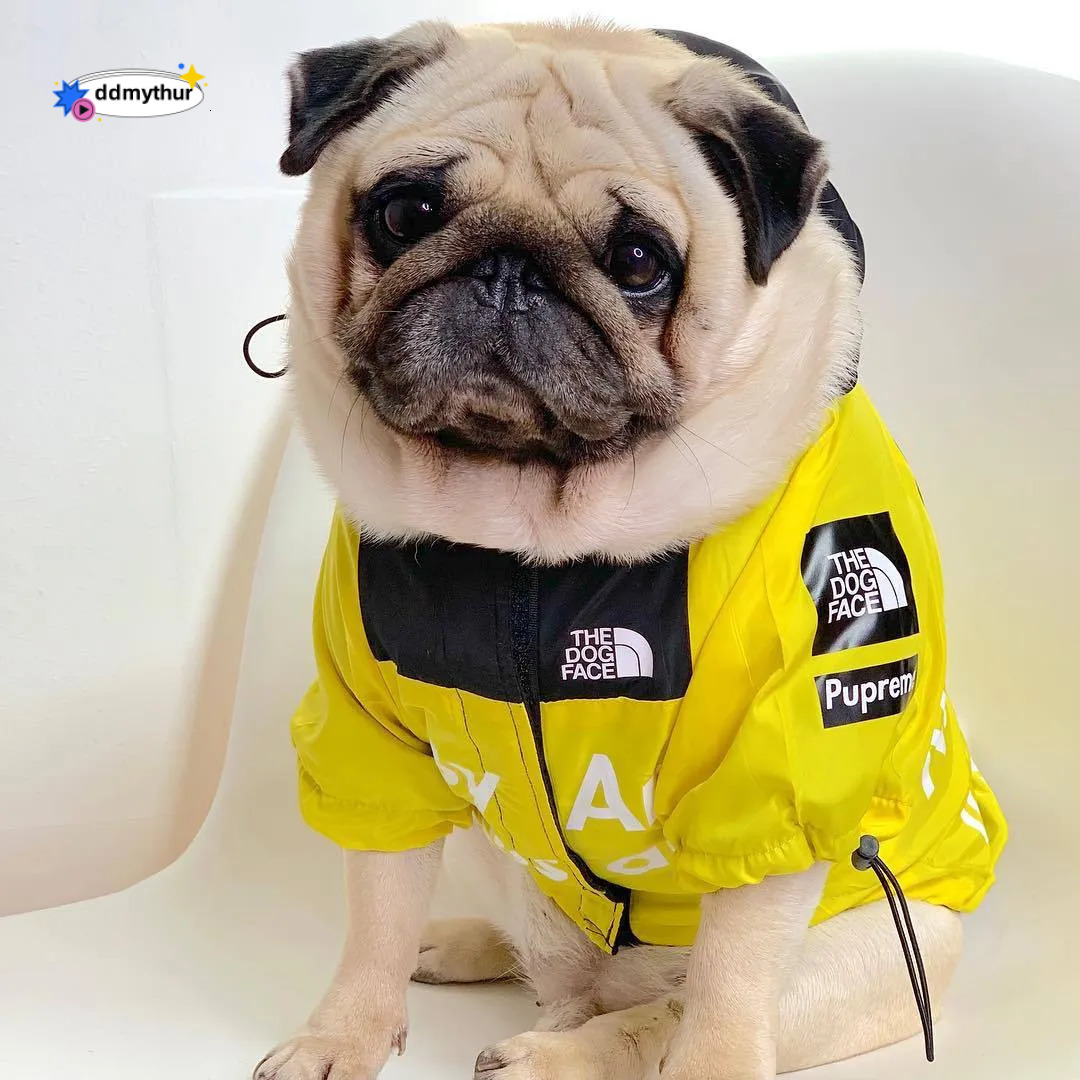 Waterproof Dog Raincoat with Adjustable Hood Tail Drawstring - Outdoor Rain Jacket for Small, Medium, and Large Dogs ddmythur