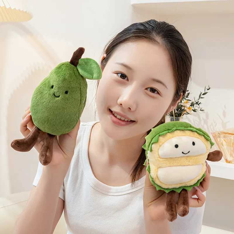 Kawaii Fruit Plush Toy Stuffed Banana Watermelon Pear Orange Strawberry Plush Doll Soft Food Plush Peluche Birthday Gift J251020