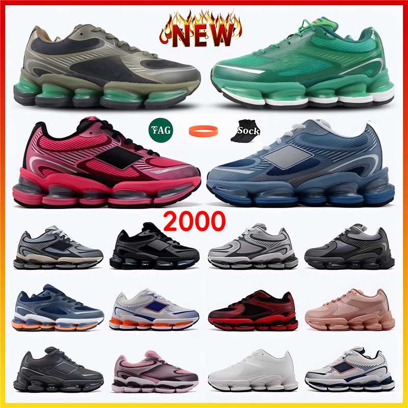 2026 Designer Shoes Abzorb 2000 Lifestyle Sneakers Blue Grey Cream Womens Mens Running Shoes Luxury New 2000s Sports Shoes Sneakers 36-46