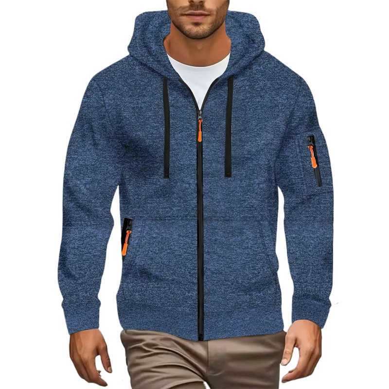 Animal Game Mens Zipper Hooded Jackets Long Sleeve Mens Sweatshirts Casual Coats Solid Warm Work Coats Sport Hoodie Streetwear W251020