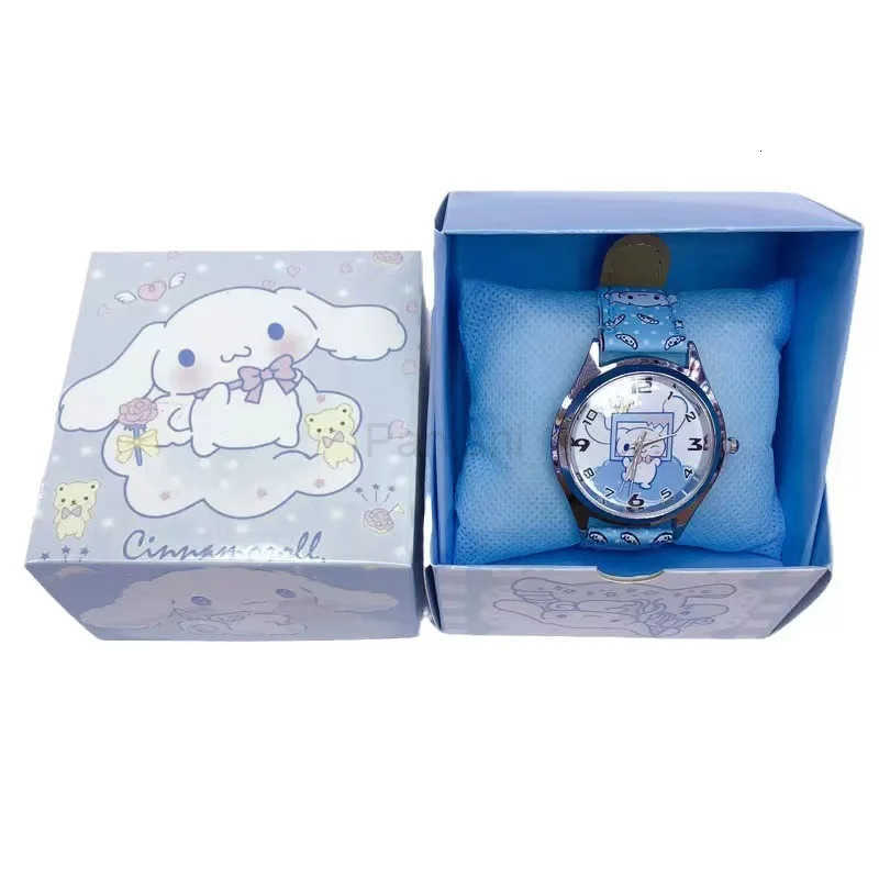 Sanrio Anime Sanrio Quartz Watch Kuromi My Melody Cinnamoroll Pompompurin Birthday Gift for Kids L251020