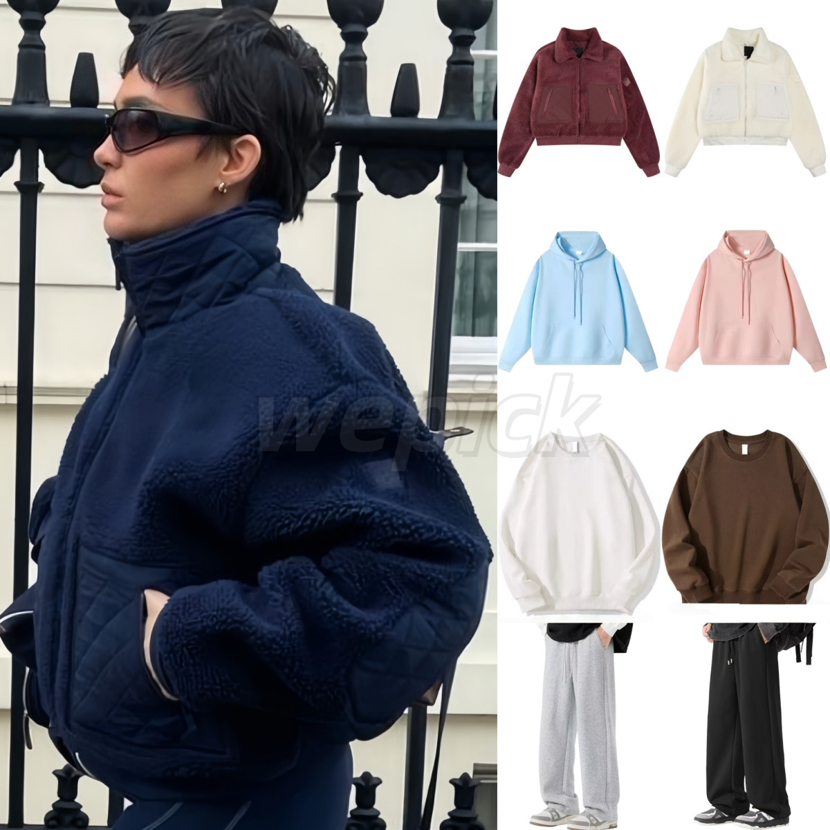 2026 Hot Sale Lamb fur Fur-lined warm coat Breathable Casual Pullover Gym Comfortable Hoodie Designer Bag Sports Pant aloliness Women Clothes Coats